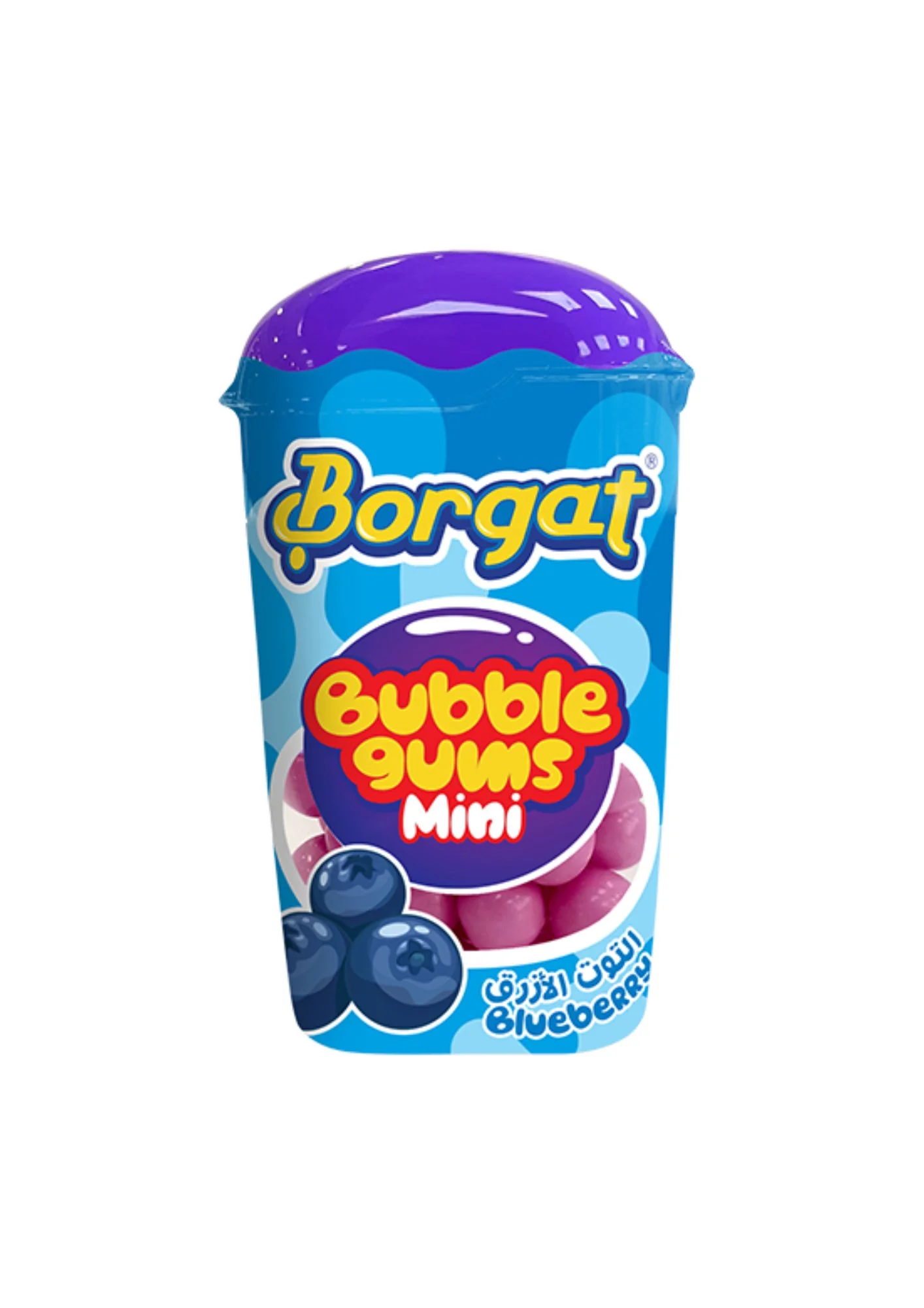 Borgat Fusen mini bubble gums berry