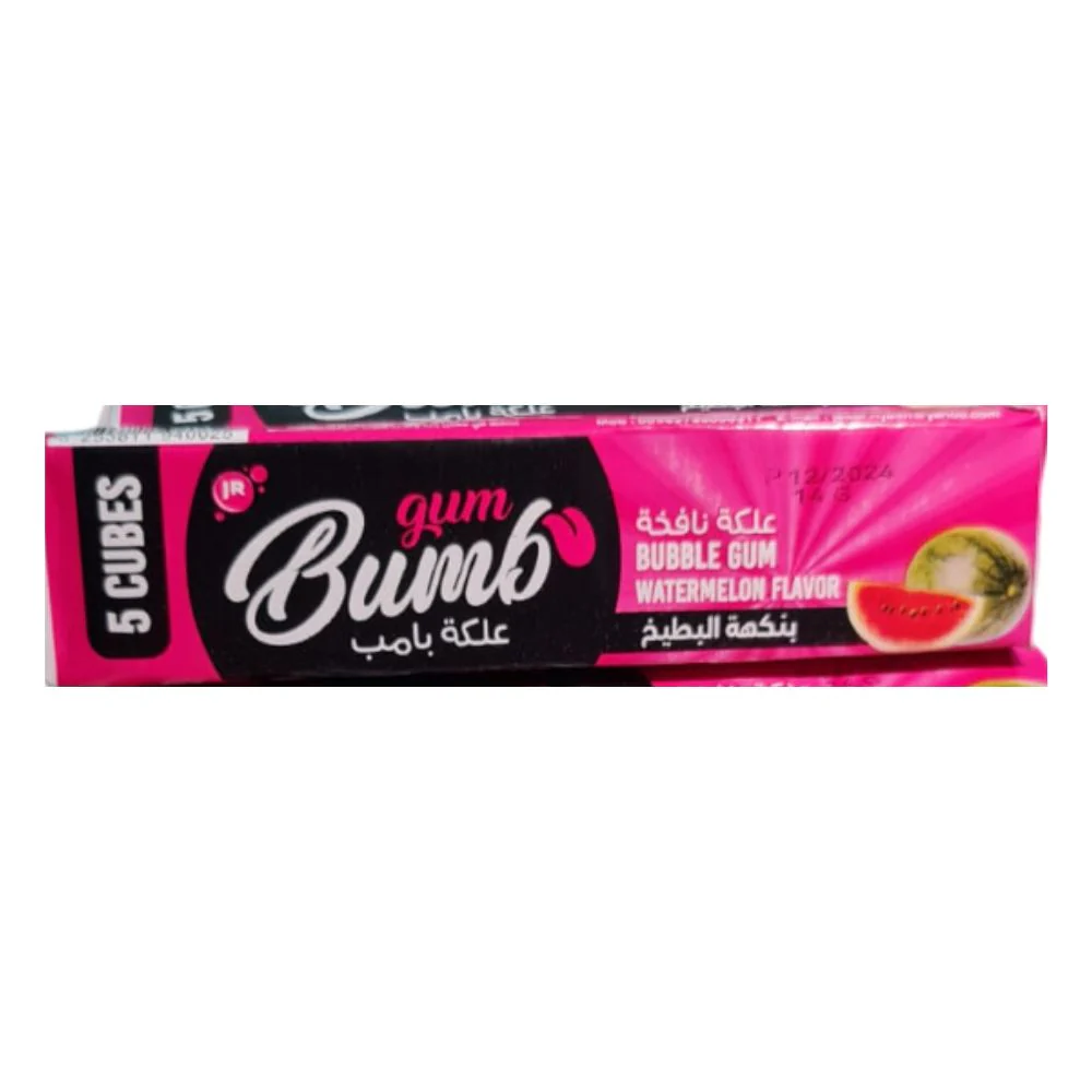 bumb bubble gum watermelon