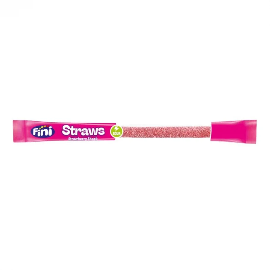fini straws strawberry