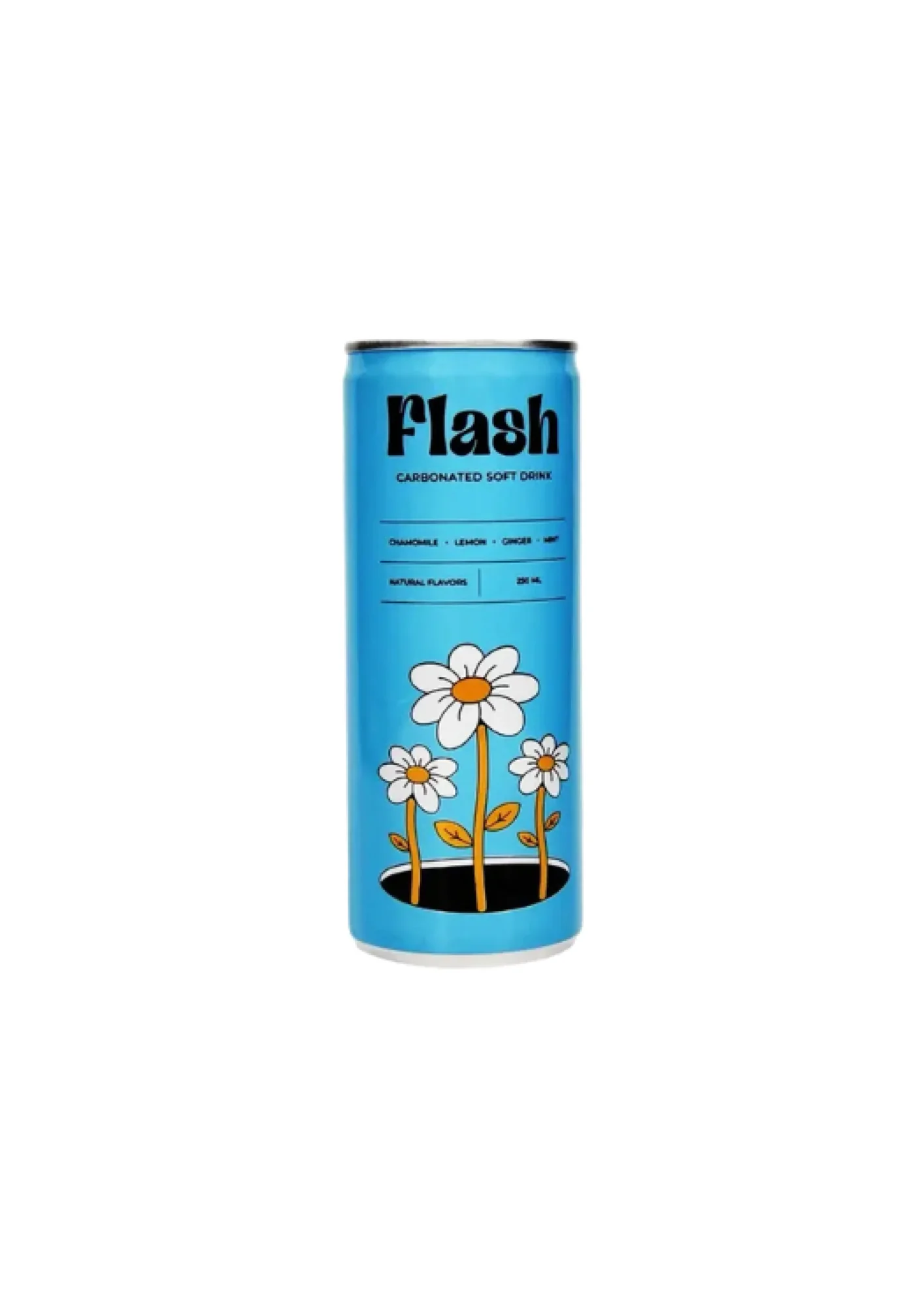 flash carbonated soft drink 250ml (blue)
