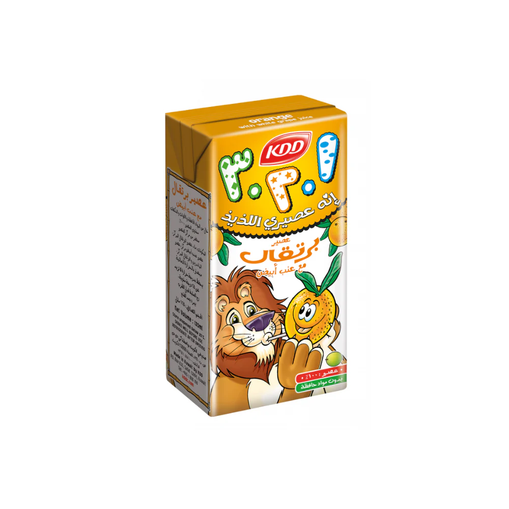 kdd orange with grape 125ml