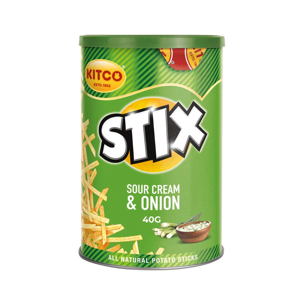 Kitco Stix sour cream & onion Sticks 40g