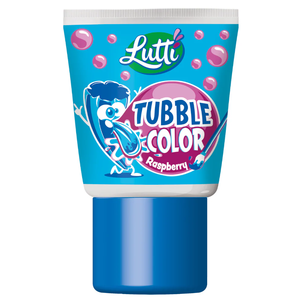 lutti tubble gum raspberry