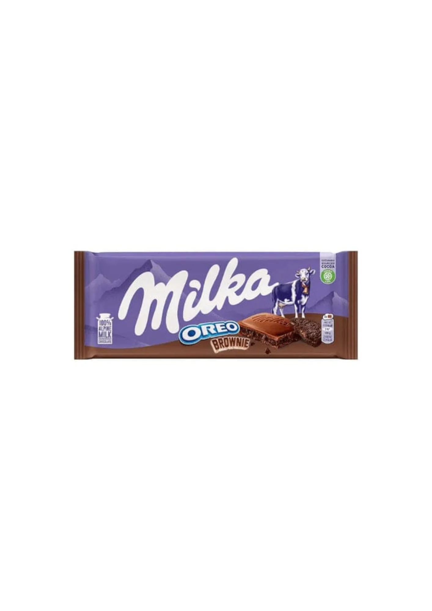 milka chocolate oreo brownie
