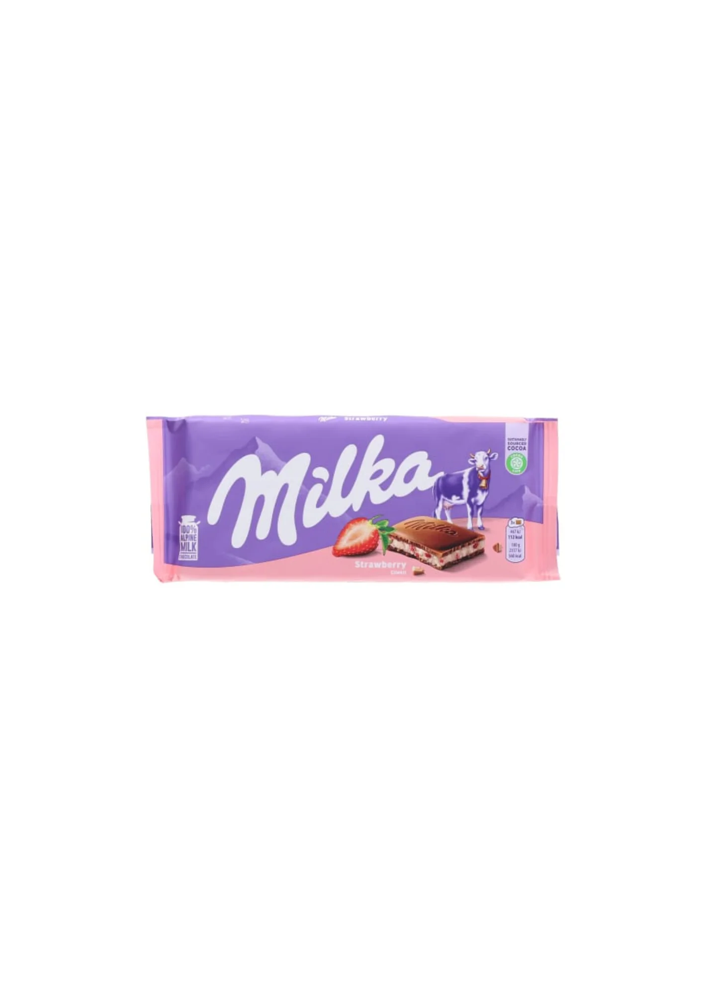 milka chocolate strawberry cilekli