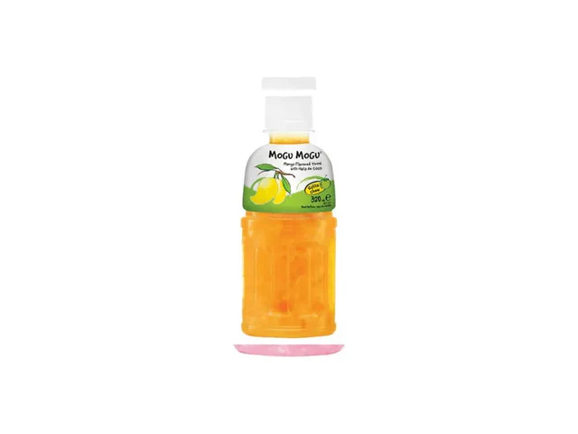 MOGU MOGU Mango Flavored Drink With NATA DE COCO 320ml
