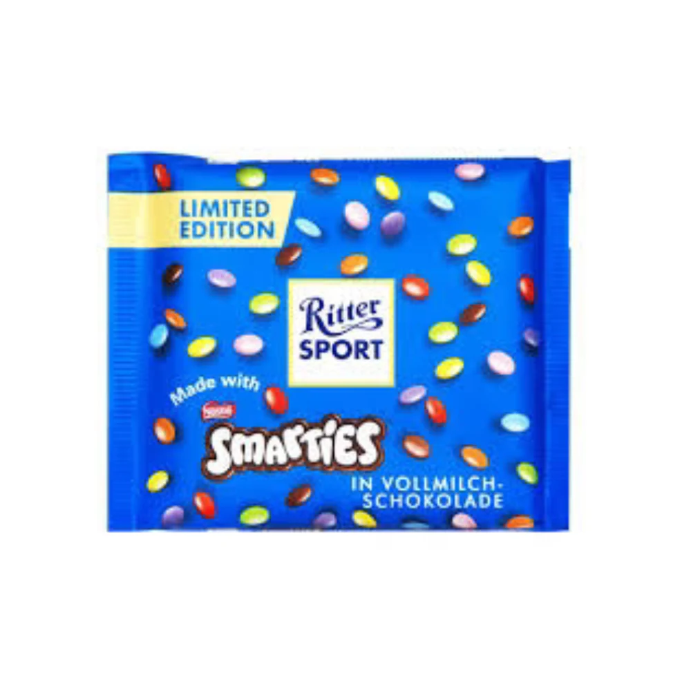 Ritter Sport Smarties in Milk Chocolate 100g
