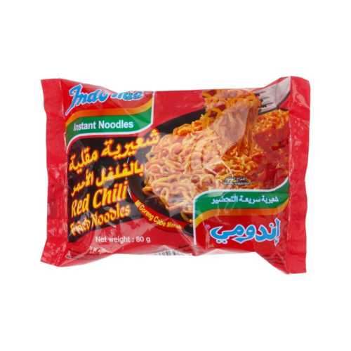 Saudi Indomie (red chili fried noodles)