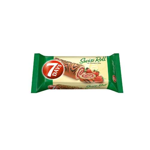 Seven Days Swiss Roll strawberry