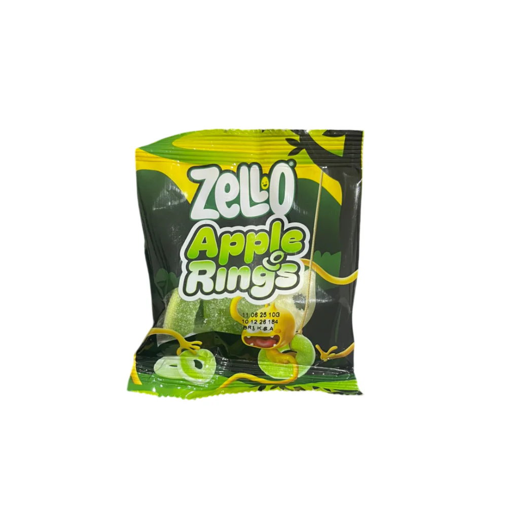 Sour apple rings candy