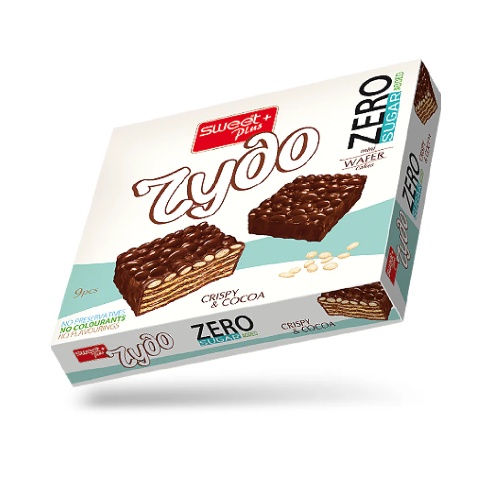 sweet plus crispy & cocoa whithout suger 100g