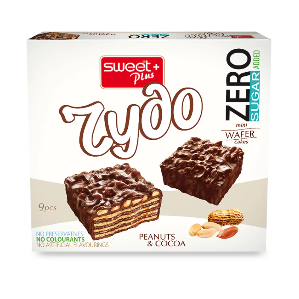 sweet plus peanuts & cocoa whithout suger 100g