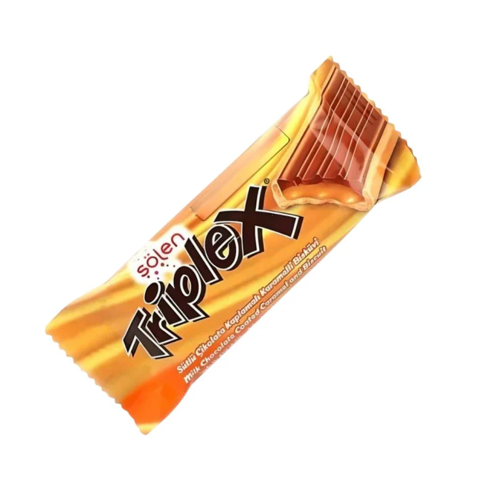 triplex caramel biscuit